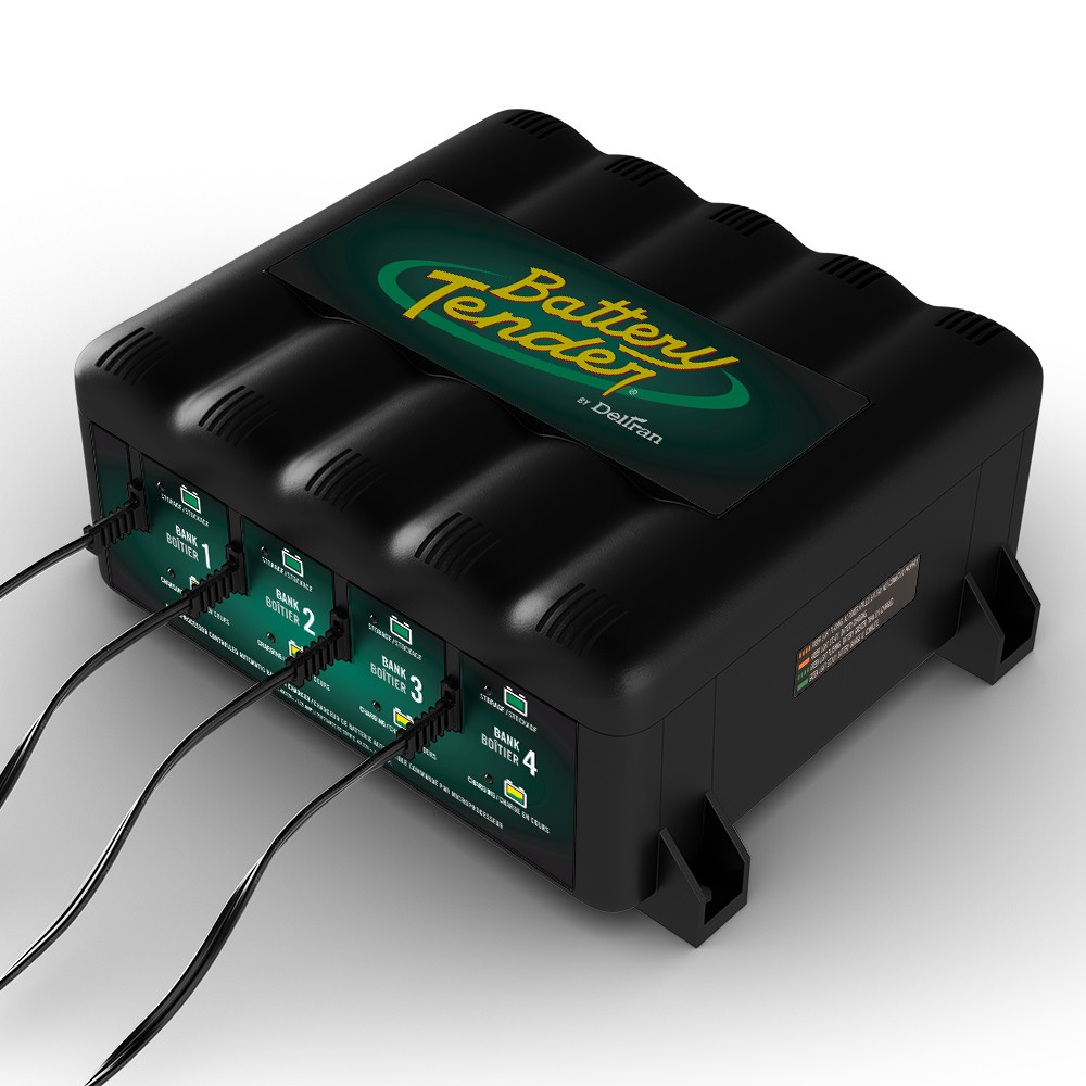 Battery Tender 4 Bank 1.25 amps 12 Volt Charger 022-148-DL
