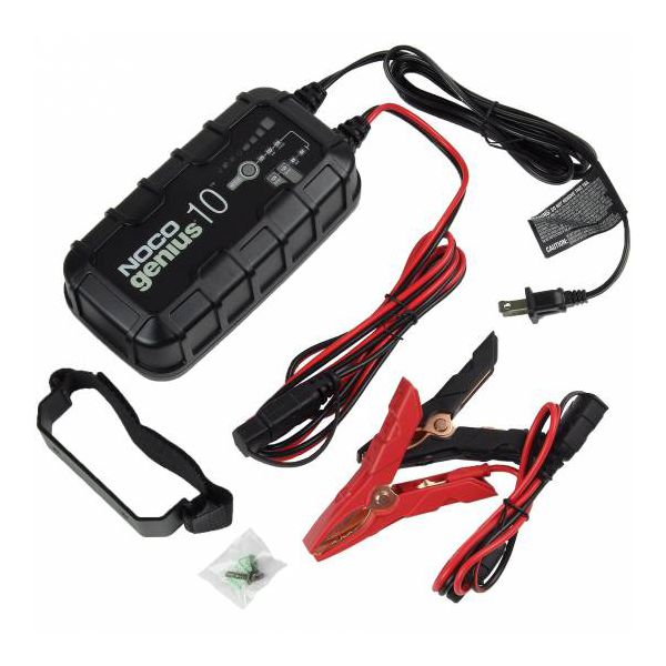 Noco Genius 10 Battery Charger for 6 and 12 Volt Batteries - BCM