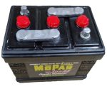 Group 1 Mopar 6 volt classic car battery Front Top