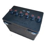 Delco R79S Antique Auto Side Post Battery Front View.