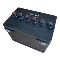 Delco R79S Antique Auto Side Post Battery Front View.