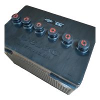 Delco R79S Antique Auto Side Post Battery Top View.