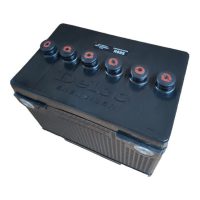 Delco R89S Antique Auto Side Post Battery Front View.